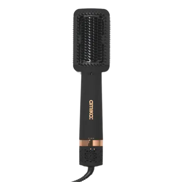 Amika Double Agent 2-in-1 Straightening Blow Dry Brush