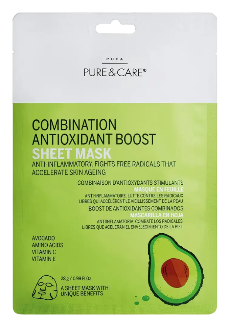 Puca – Pure & Care Combination Antioxidant Boost Sheet Mask