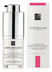 able skincare London 3-1 Glycolic Acid Molecular Boost Eye Serum