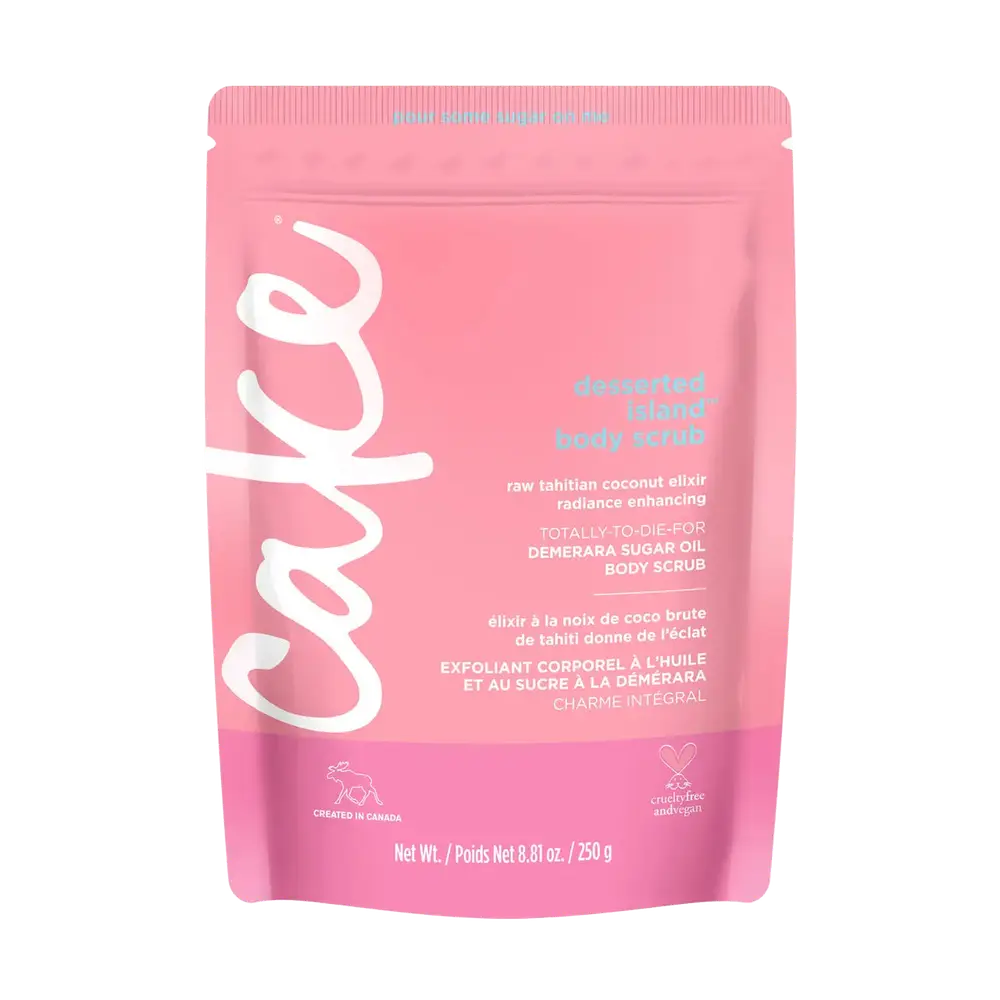 Cake Beauty Desserted Island Demerara Sugar Oil Body Scrub