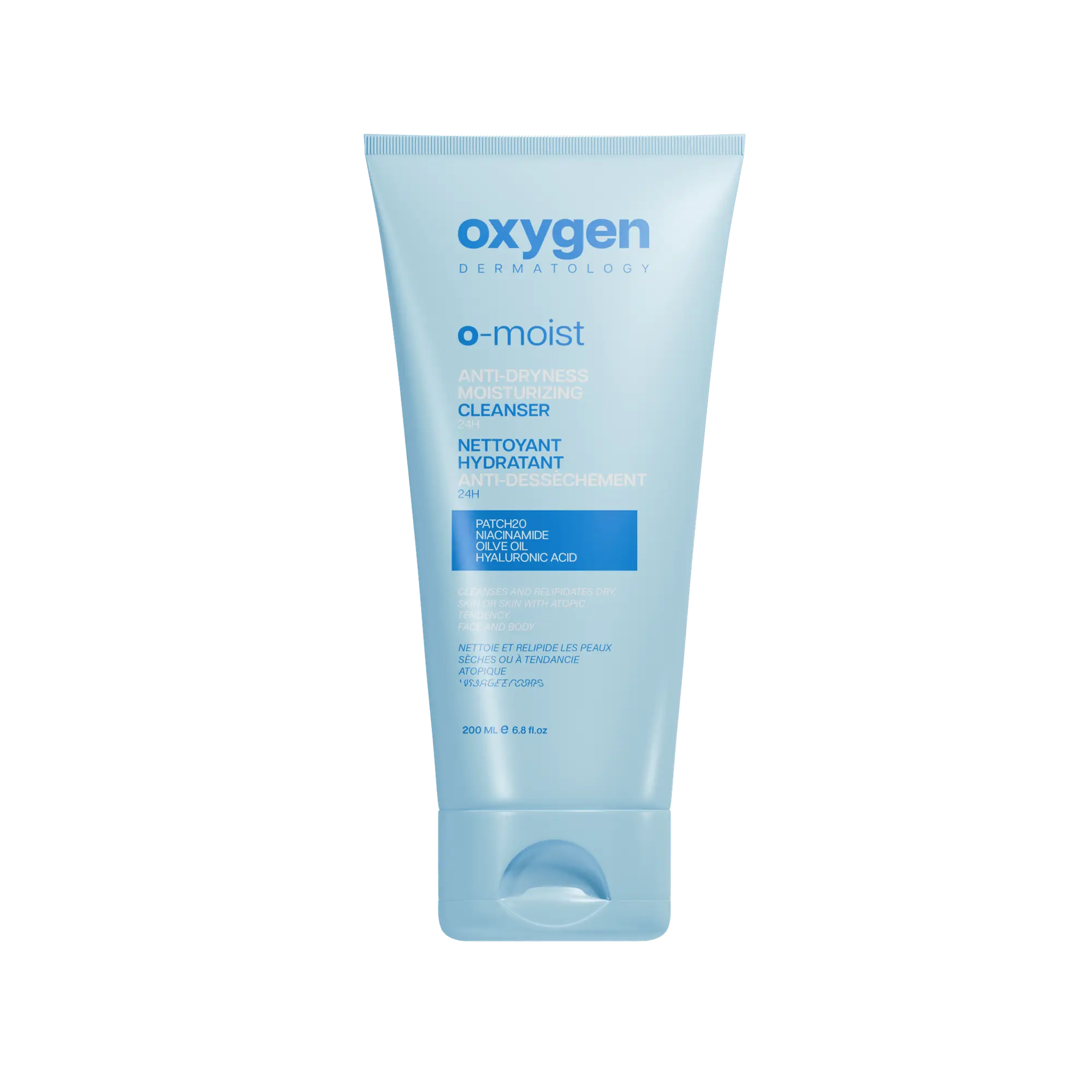 Oxygen Dermatology O-Moist Anti-Dryness Moisturizing Cleanser