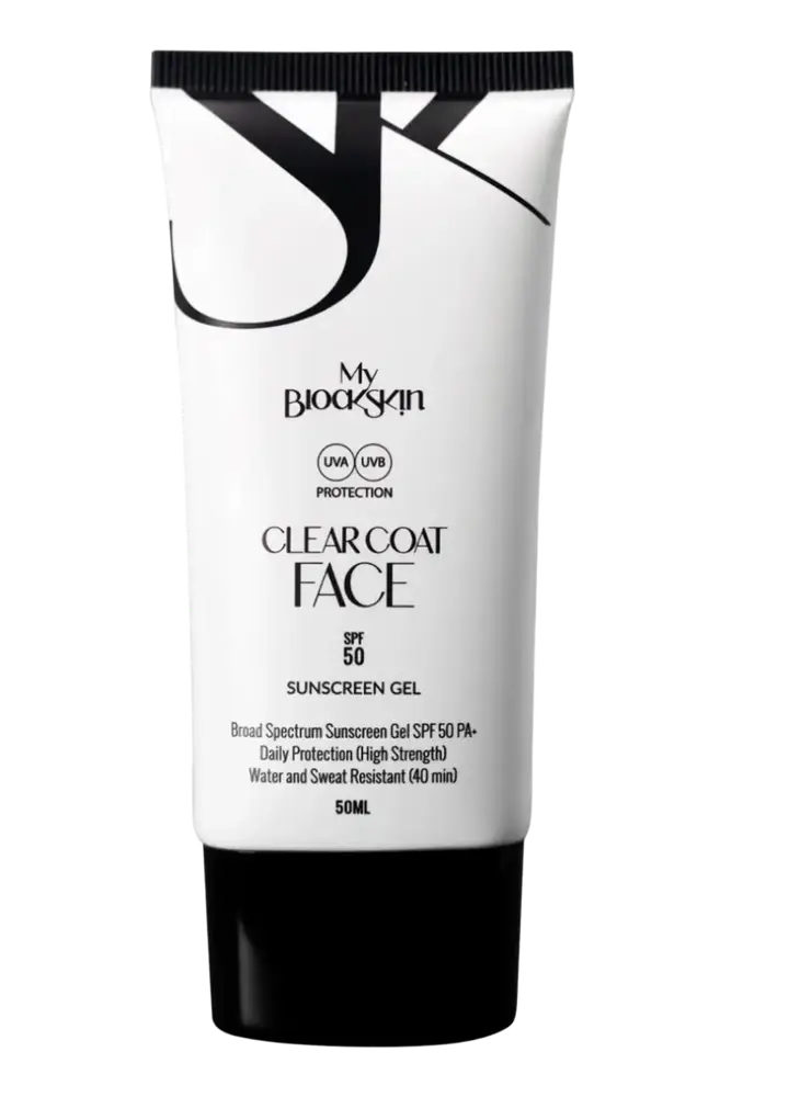 My Block Skin Clear Coat SPF 50 Sunscreen Gel Face