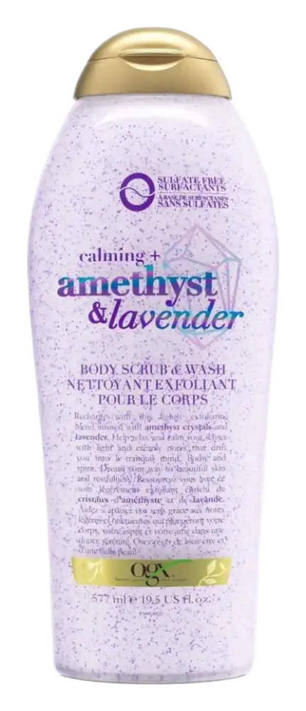 OGX Beauty Calming + Amethyst & Lavender Body Scrub & Wash