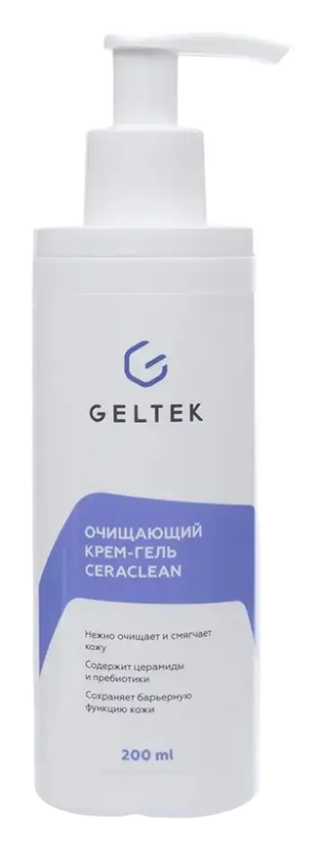 Geltek Очищающий крем-гель Ceraclean