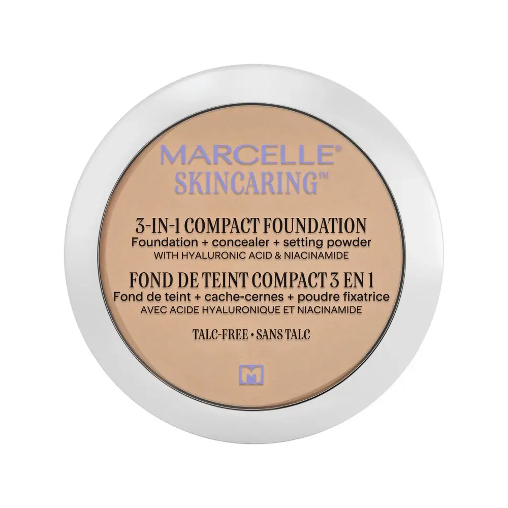 Marcelle Skincaring 3-In-1 Compact Foundation Classic Ivory