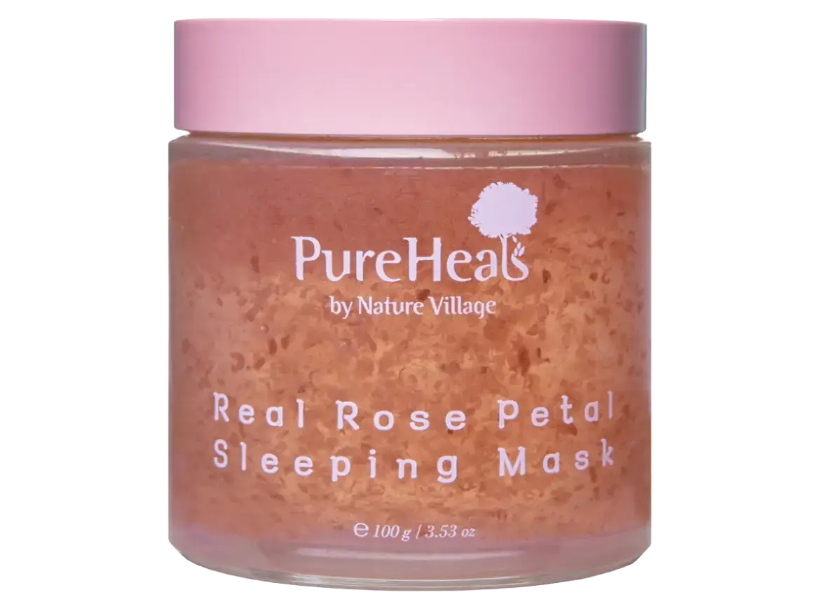 Pure Heals Real Rose Petal Sleeping Mask