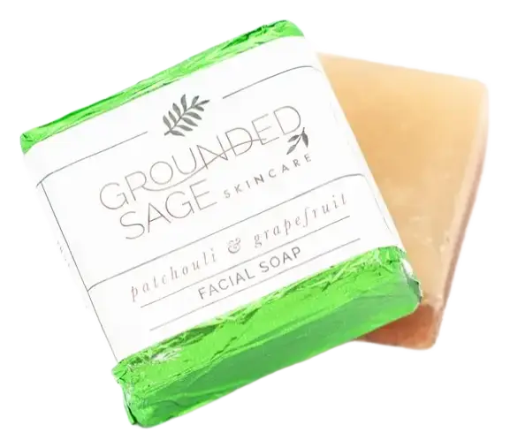 Grounded Sage Patchouli and Grapefruit Facial Soap