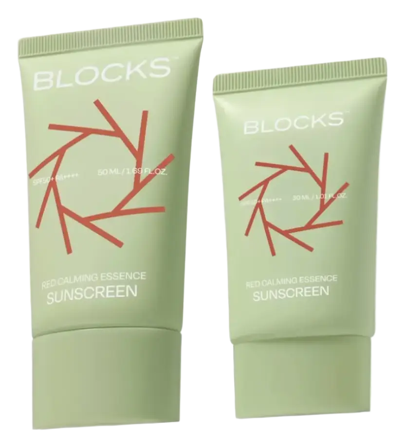 Blocks Red Calming Essence Sunscreen SPF50+ PA++++
