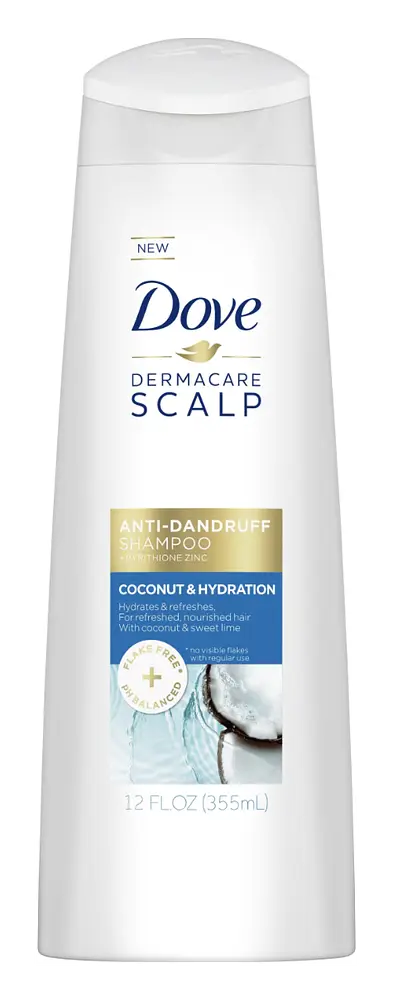 Dove DermaCare Scalp Coconut and Hydration Anti-Dandruff Shampoo