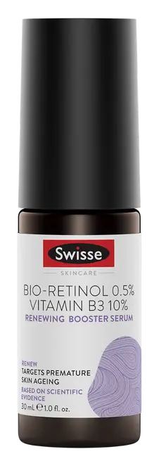 Swisse Bio-Retinol 0.5% Vitamin B3 10% Renewing Booster Serum