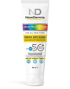 Newdermis High Protection Cream Anti-Aging Sunscreen SPF 50+