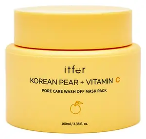 Itfer Korean Pear Plus Vitamin C Pore Care Wash Off Mask Pack