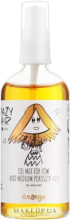 Crazy Hair Oil Mix For Low And Medium Porosity Hair Orange