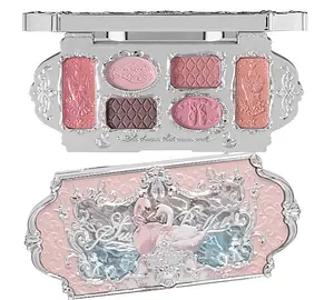 Flower Knows Swan Ballet Six-Color Makeup Palette 03 Pink Swan