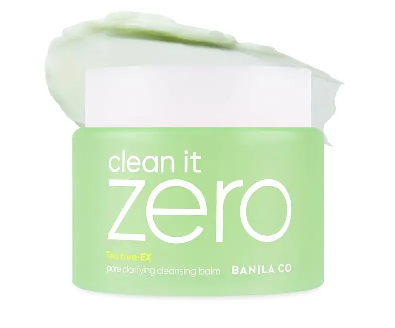 Banila Co Clean it Zero Pore Clarifying Cleansing Balm | Korean Makeup Remover, Cleansing Oil, Facial Cleanser for Oily and Acne Prone Skin | Vegan | Made with AHA-PHA & Tea Tree Pore Clarifying