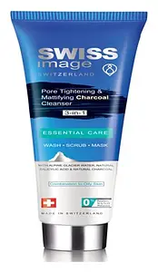 Swiss Image Essential Care Pore Tightening & Mattifying 3-In-1 Charcoal Cleanser