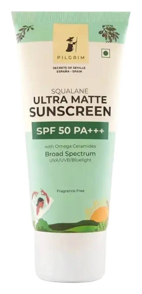Pilgrim Squalane Ultra Matte Sunscreen SPF 50 PA+++