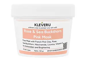 Kleveru Rose & Sea Buckthorn Pink Mask