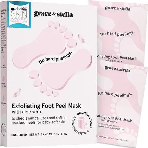 Grace & Stella Exfoliating Foot Peel Mask Lavender