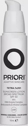 Priori Tetra fx251 Sunscreen Lotion SPF 50
