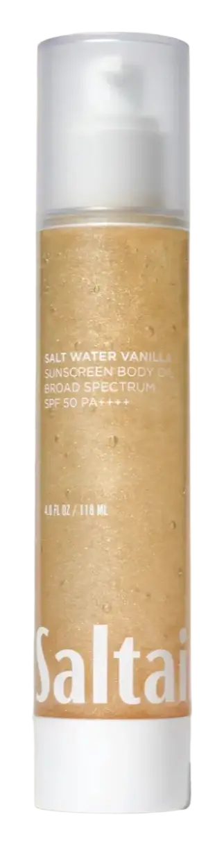 Saltair Sunscreen Body Oil SPF 50 Salt Water Vanilla