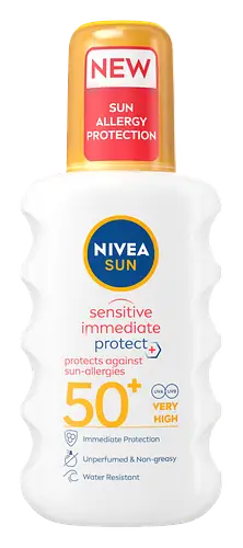 Nivea Sun Protect & Sensitive Protective Sunscreen Spray SPF 50+