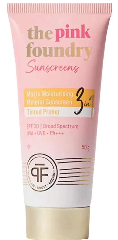 The Pink Foundry Mineral Matte Tinted Sunscreen SPF 30