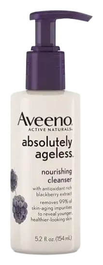 Aveeno Absolutely Ageless Facial Nourishing Anti-Aging Cleanser