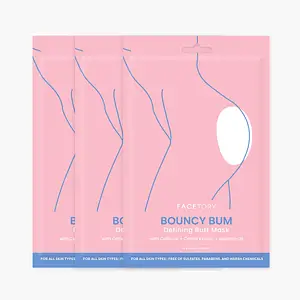 Facetory Bouncy Bum Defining Butt Mask- Caffeine and Rosehip Oil