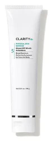 ClarityRx Physical Skin Defense Mineral SPF 50 with Antioxidants