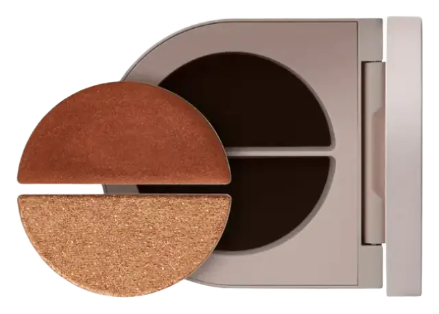 Rose Inc Satin & Shimmer Duet Powder & Cream Eyeshadow Satin Copper/Copper Shimmer
