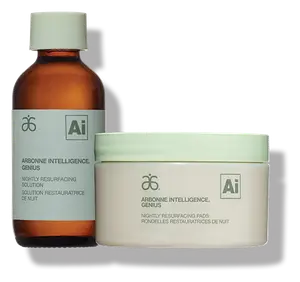 Arbonne Intelligence Genius Nightly Resurfacing Pads & Solution