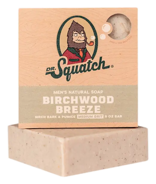 Dr. Squatch Birchwood Breeze Bar Soap