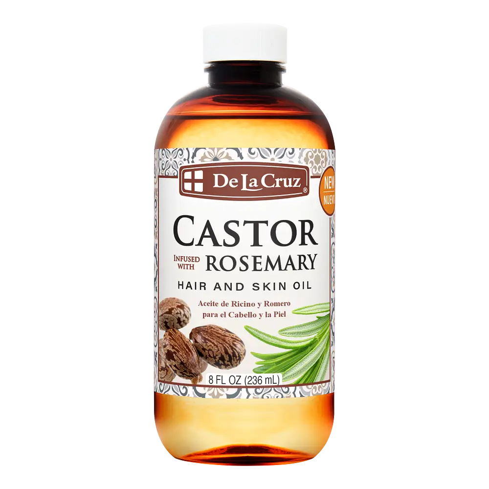 De La Cruz Castor Infused With Rosemary Hair And Skin Oil