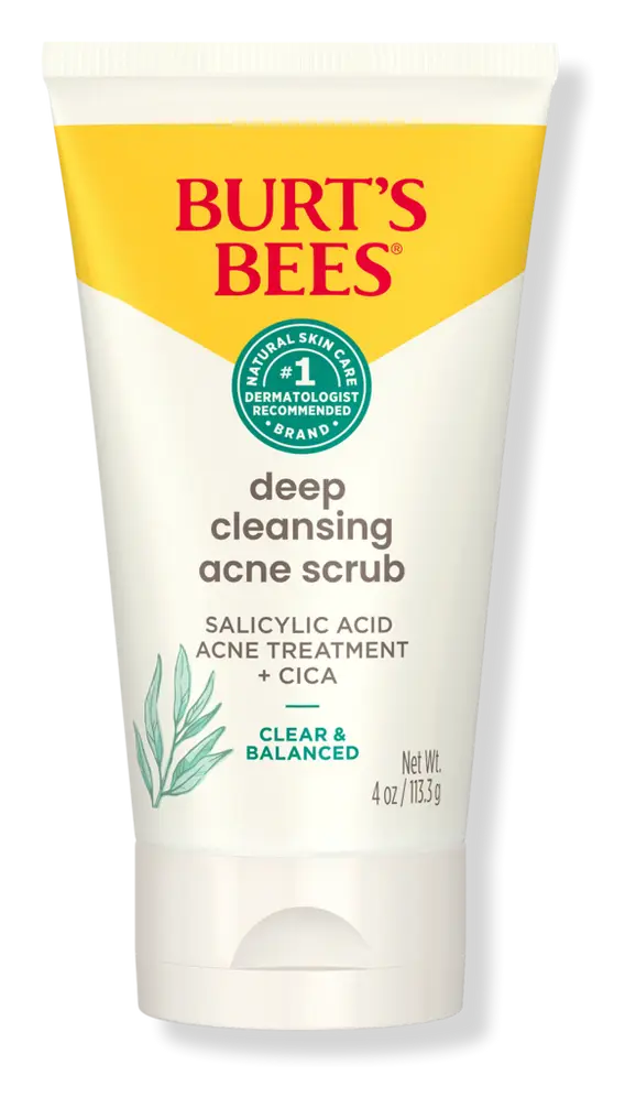 Burt's Bees Clear and Balanced Deep Cleansing Acne Scrub