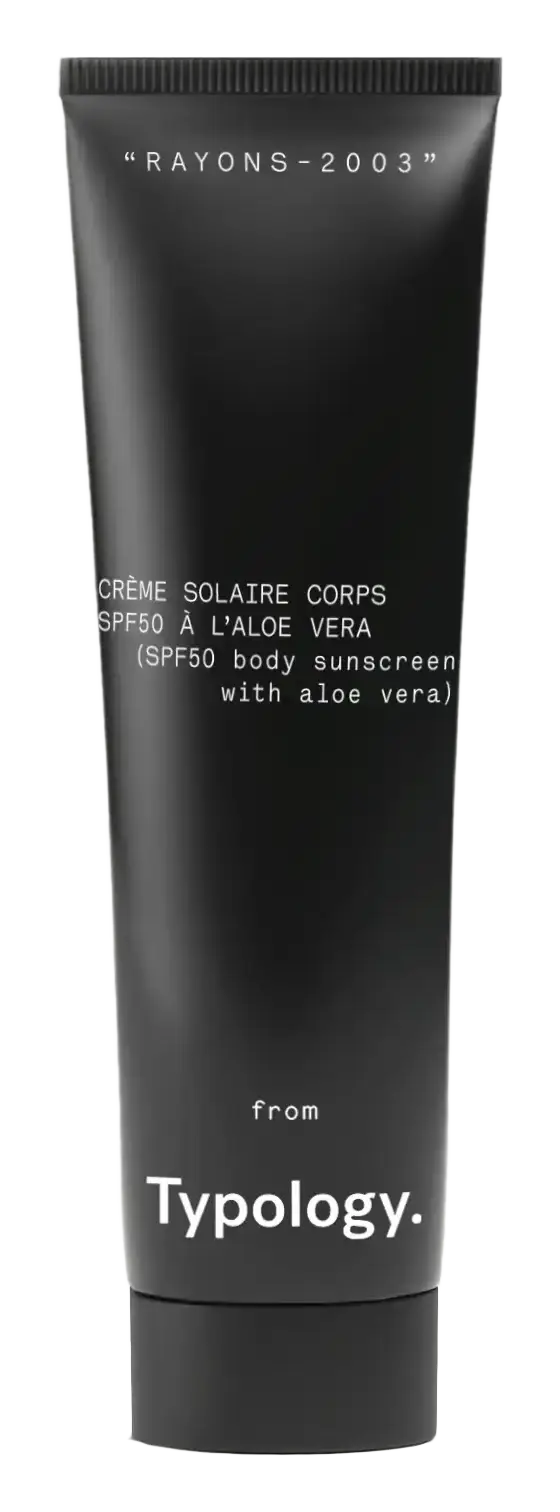 Typology SPF50 Body Sunscreen With Aloe Vera