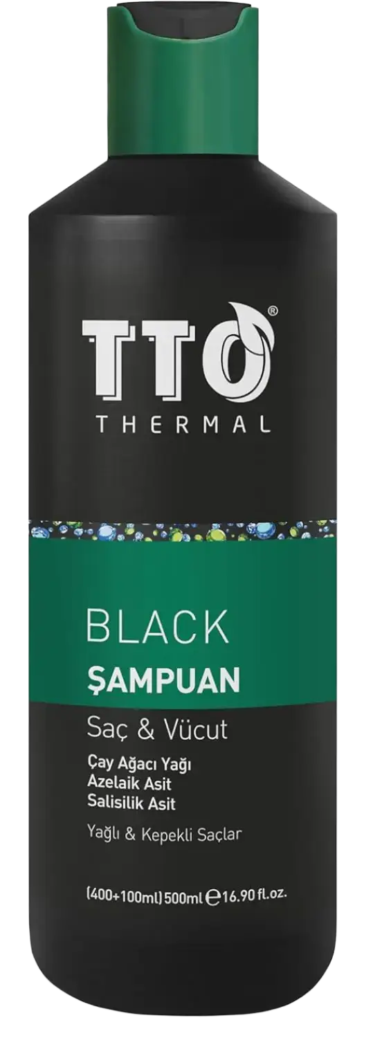 TTO Thermal Black Tea Tree Oil Hair & Body Shampoo