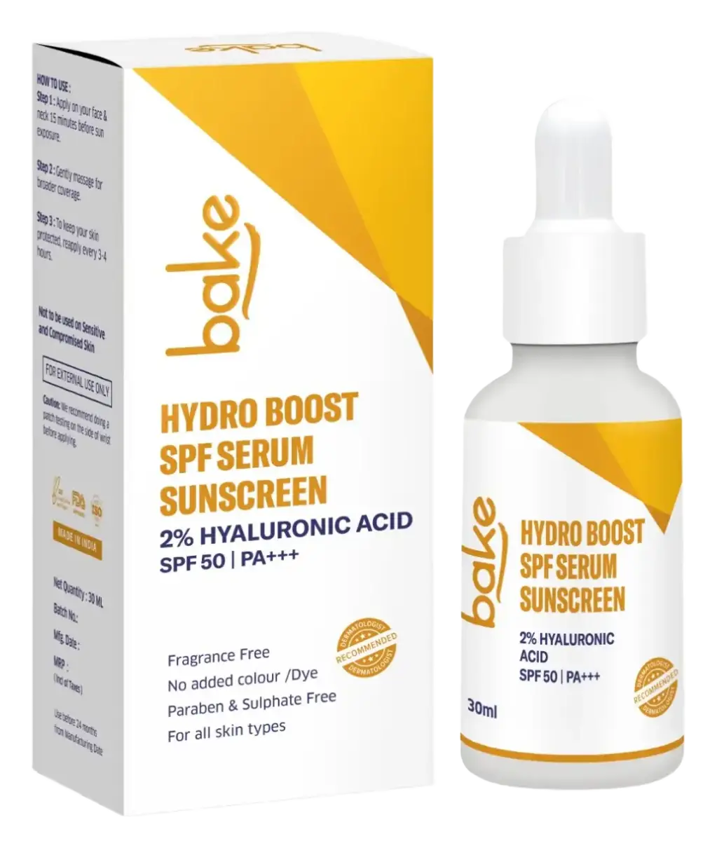 Bake Hydro Boost SPF 50 Serum Sunscreen