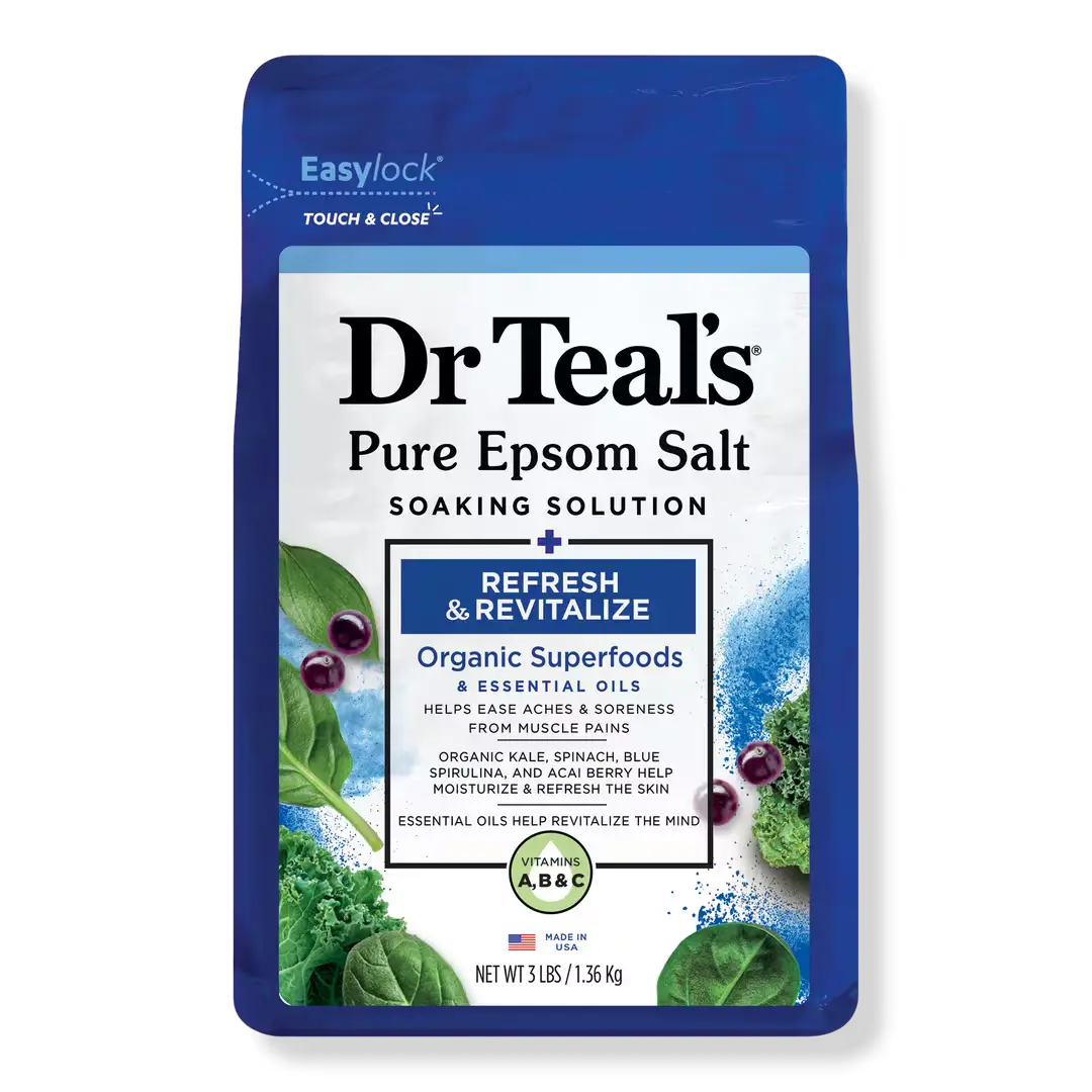 Dr Teal’s Pure Epsom Salt Soaking Solution Refresh & Revitalize