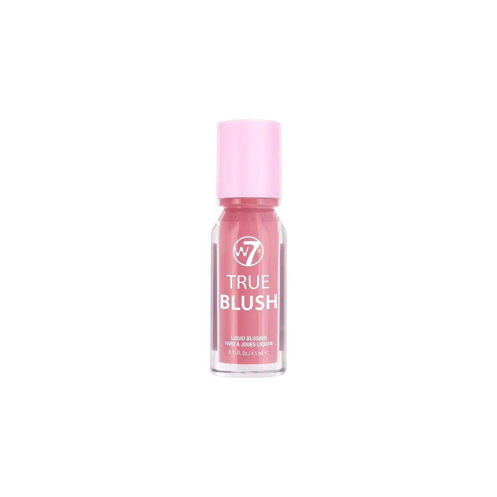 W7 True Blush Dewy Liquid Blusher Hushed Pink