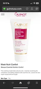 Guinot Essential Nutri Confort Mask