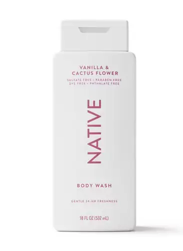Native Body Wash Vanilla & Cactus Flower