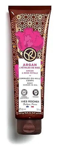 Yves Rocher Argan & Rose Petals Body Scrub-in-Oil