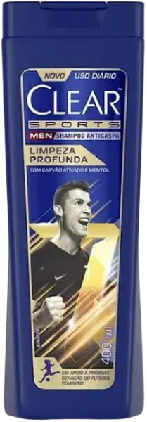 Clear Sports Men Shampoo Anticaspa Limpeza Profunda Brazil
