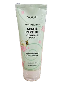 SOQU Revitalizing Snail Peptide Cleansing Foam