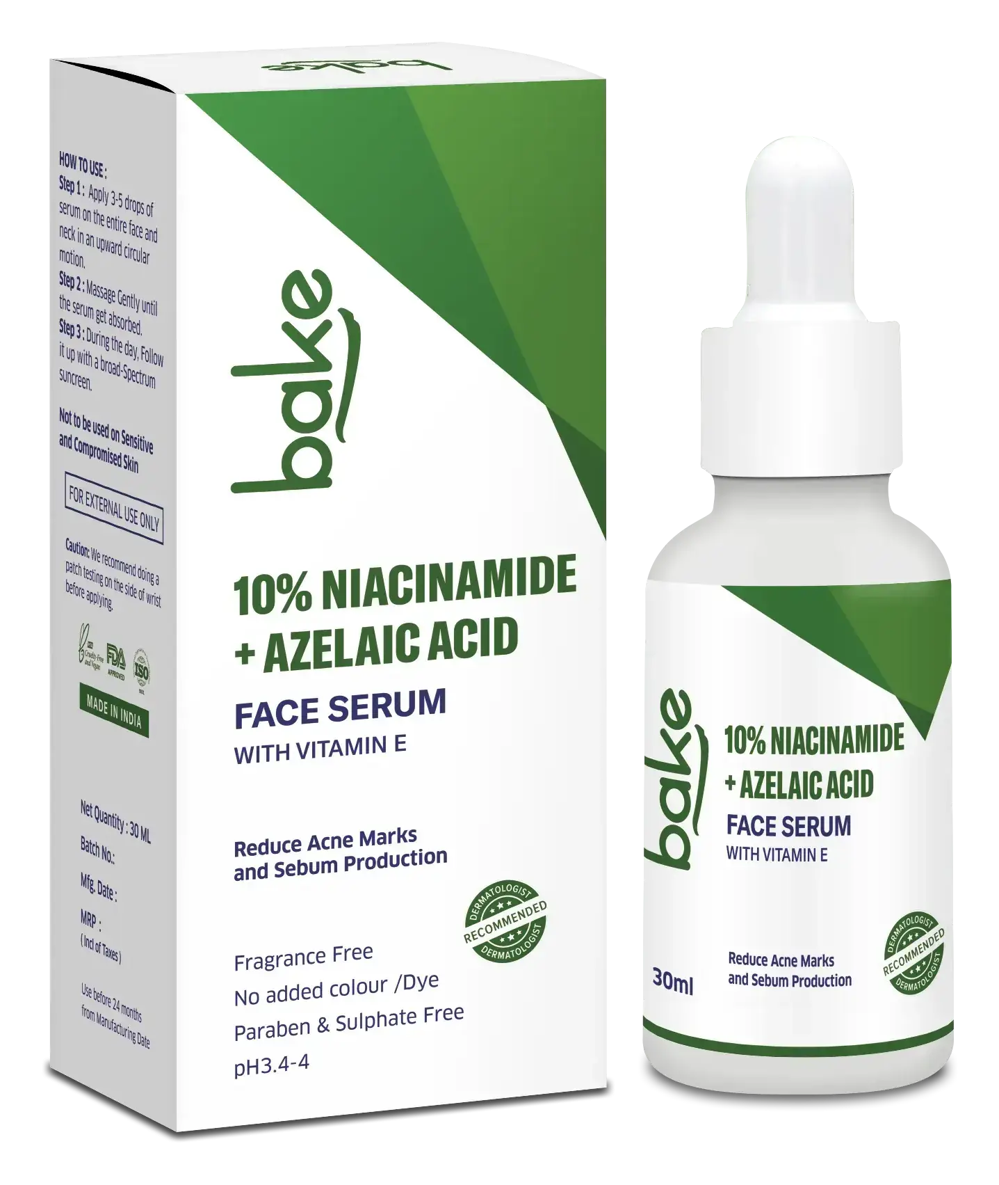 Bake 10% Niacinamide + Azelaic Acid Serum