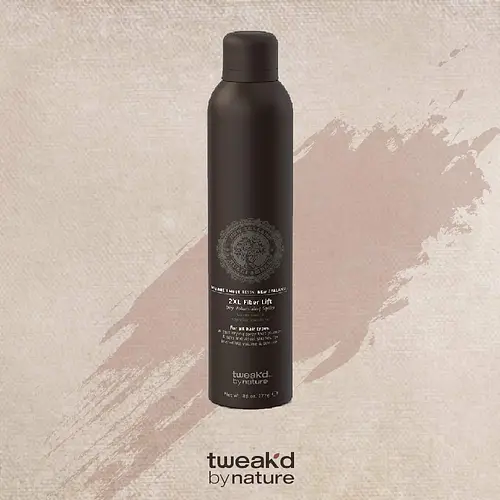 Tweak'd by Nature 2XL Fiber Lift Dry Volumizing Spray Kauri Amber Resin