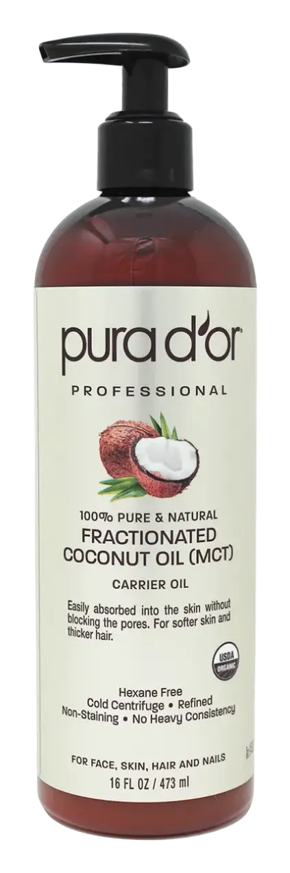 Pura D'or Fractionated Coconut Oil