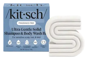 Kitsch Ultra Sensitive Solid Shampoo & Body Wash Bar