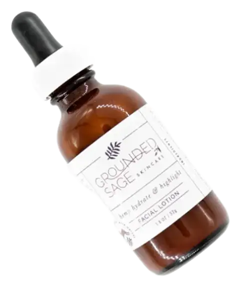 Grounded Sage Hemp Hydrate and Highlight Facial Lotion